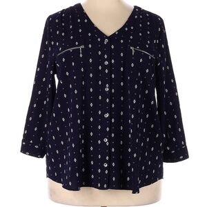 💰Flower & Feather Blouse, size 2XL.